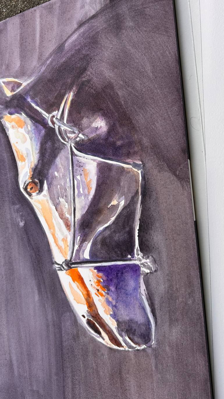 Original Abstract Expressionism Animal Painting by Tania Aleksandrova