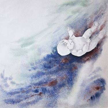 Original Abstract Expressionism Fantasy Painting by Tania Aleksandrova