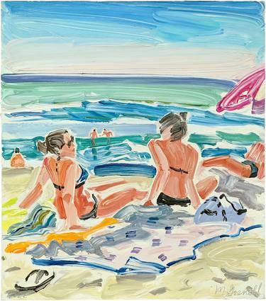 Original Beach Paintings by Margery Gosnell Qua