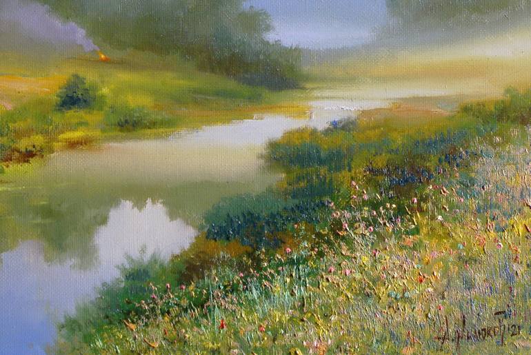 Original Realism Landscape Painting by Alexandr Milyukov