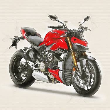Ducati V4s Streetfighter - Limited Edition of 20 thumb