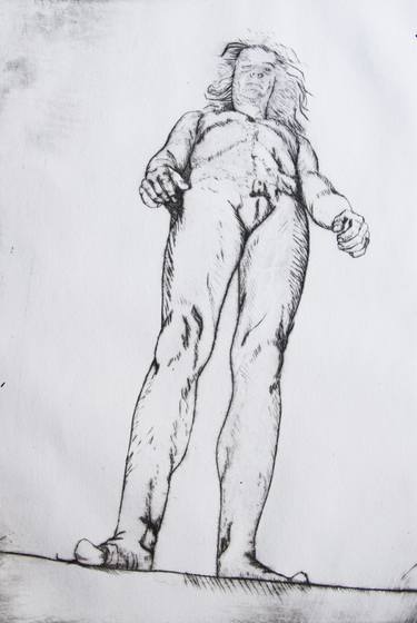Print of Expressionism Nude Printmaking by Jain Mckay