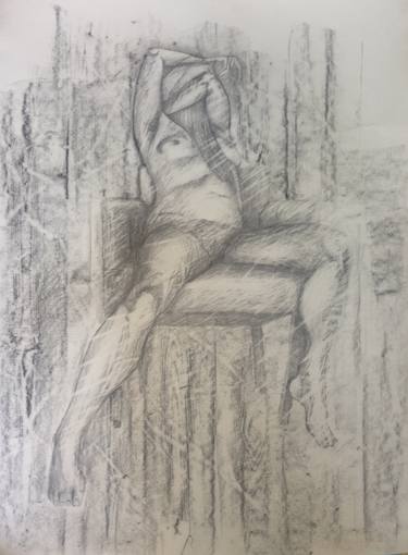 Original Figurative Nude Drawings by Jain Mckay