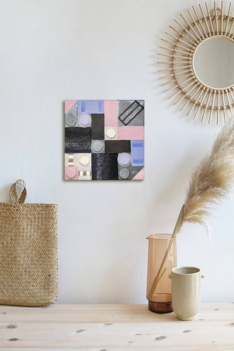 Original Geometric Painting by Ekaterina Ivanilova