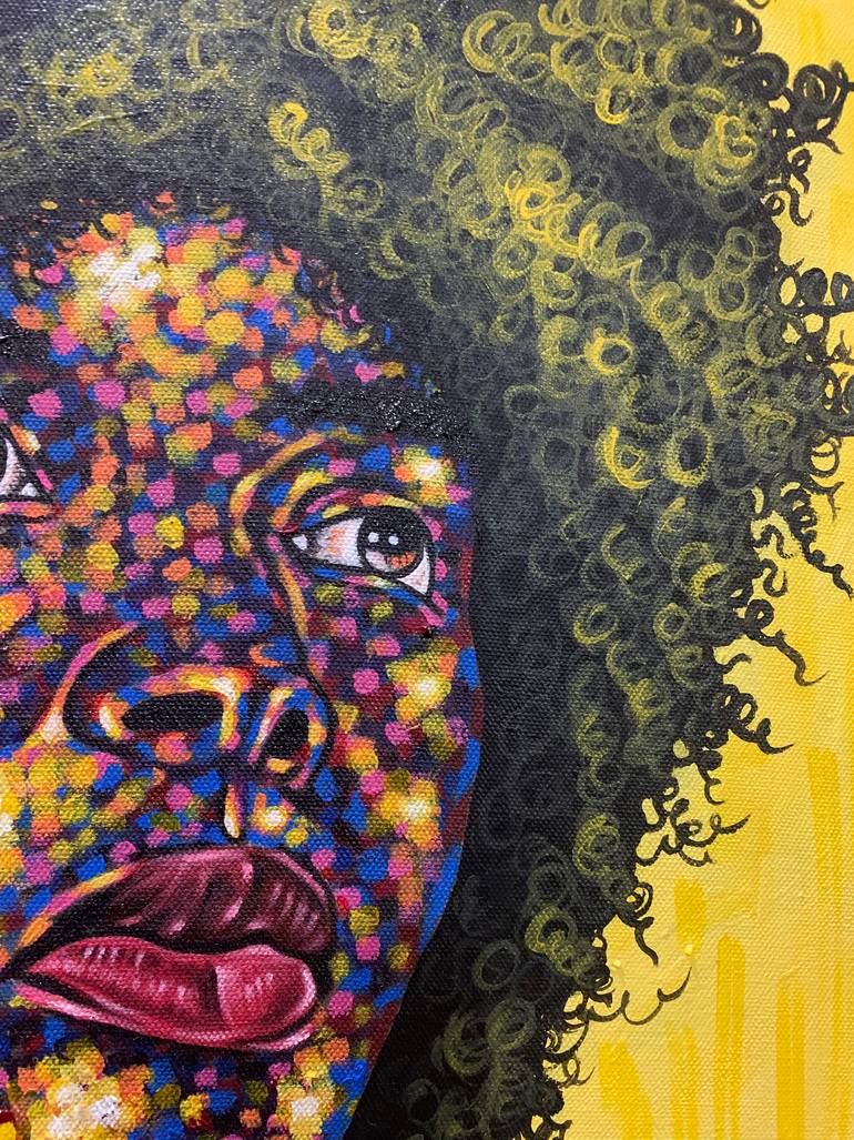 Original Abstract Expressionism Abstract Painting by Rudolf Boateng