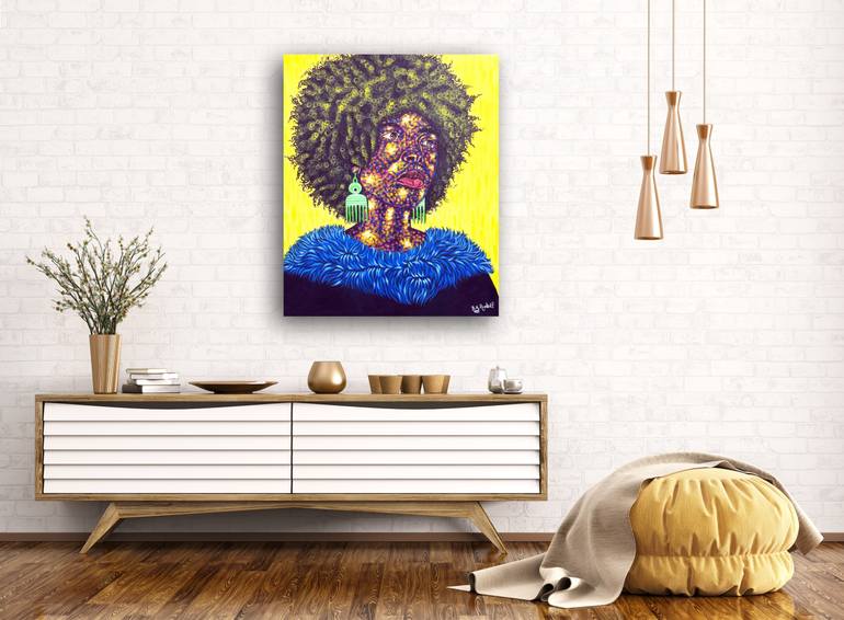 Original Abstract Expressionism Abstract Painting by Rudolf Boateng
