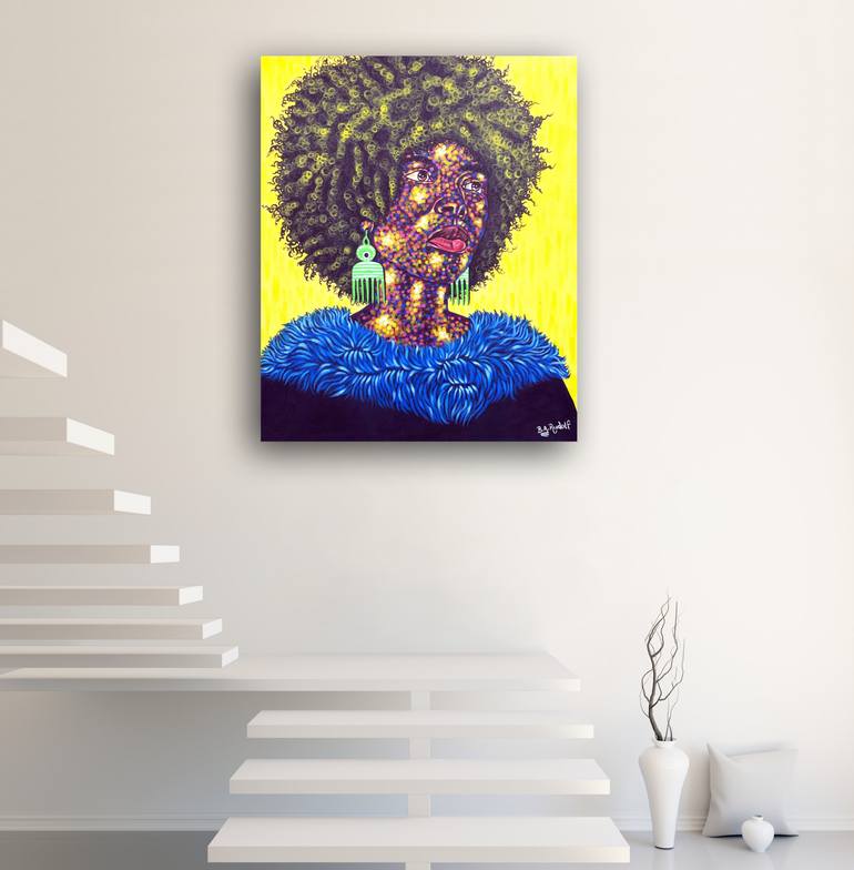 Original Abstract Expressionism Abstract Painting by Rudolf Boateng
