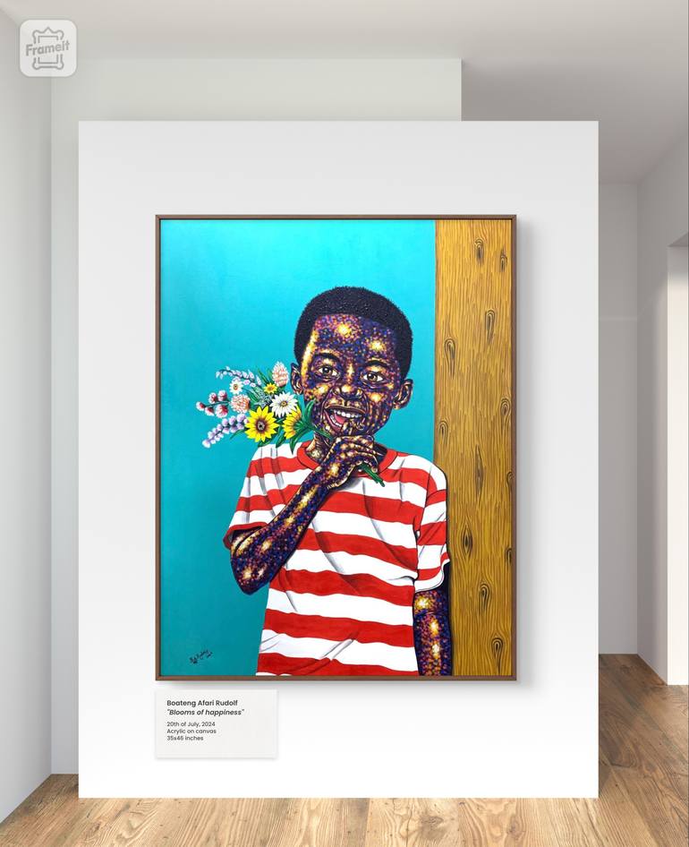 Original Abstract Expressionism Abstract Painting by Rudolf Boateng