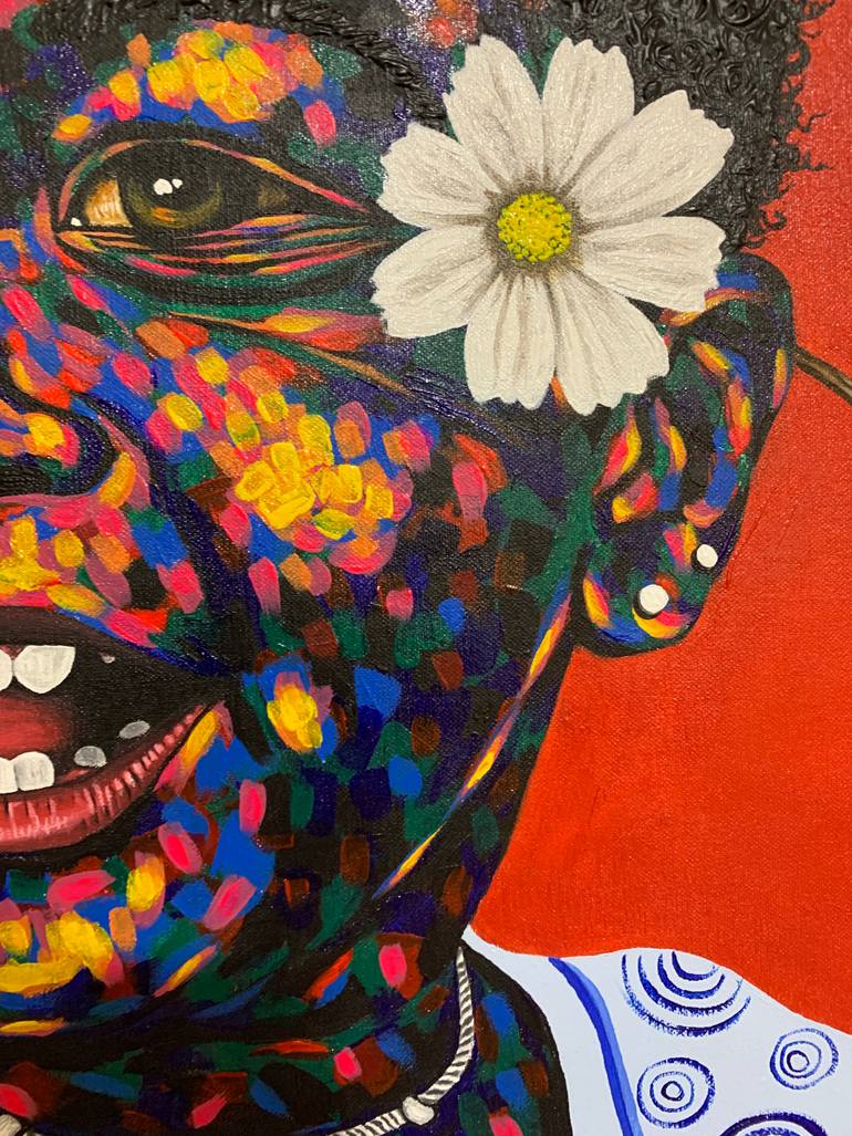 Original Abstract Expressionism Abstract Painting by Rudolf Boateng