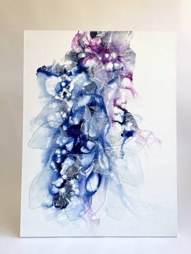 Original Fine Art Abstract Painting by Agnes Russo