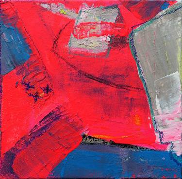 Pink Abstract Painting. pink sweet dream. Hot Pink. Textured thumb