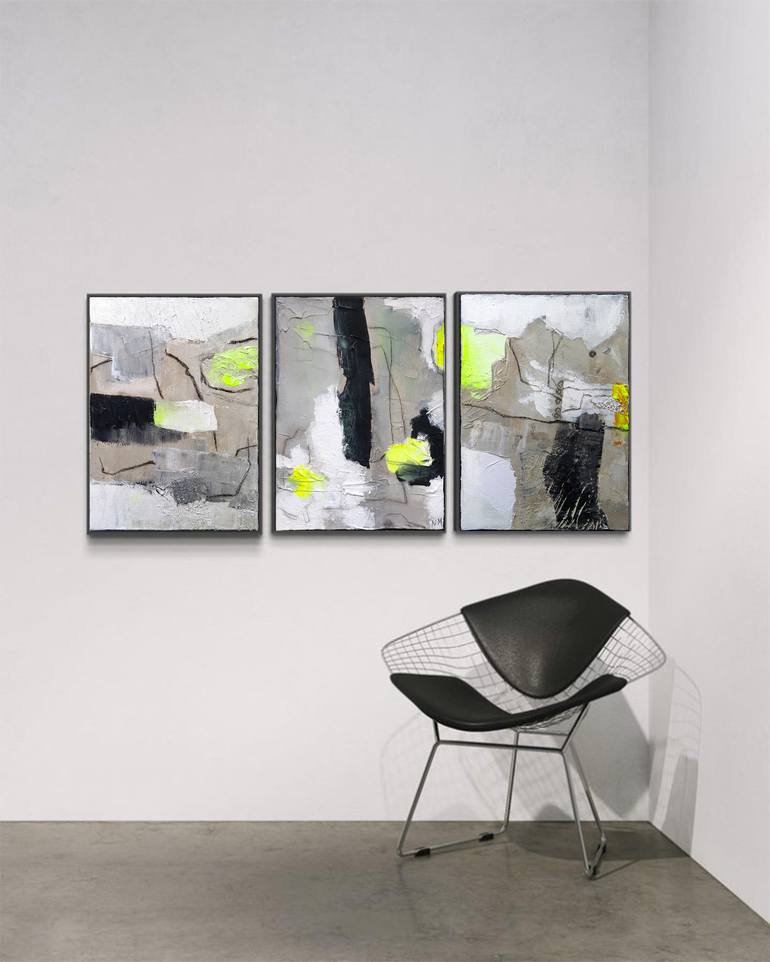 Original Abstract Expressionism Abstract Painting by Neon Mary