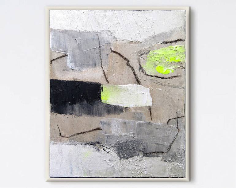 Original Abstract Expressionism Abstract Painting by Neon Mary