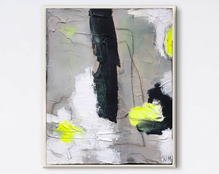 Original Abstract Expressionism Abstract Painting by Neon Mary