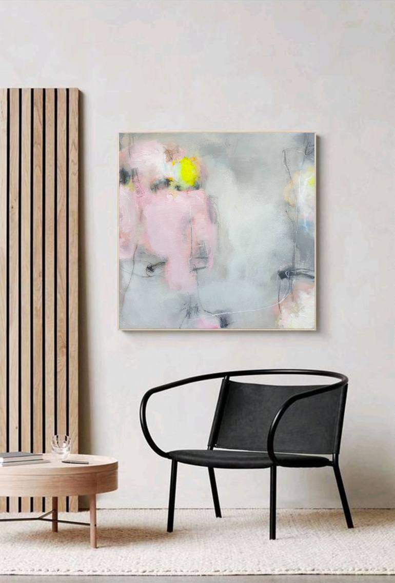Original Art Deco Abstract Painting by Neon Mary