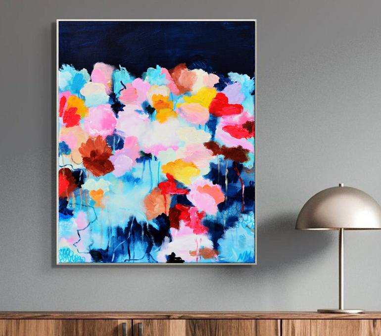 Original Abstract Expressionism Abstract Painting by Neon Mary