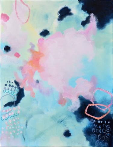 Original Abstract Expressionism Abstract Paintings by Neon Mary