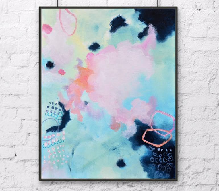 Original Abstract Expressionism Abstract Painting by Neon Mary