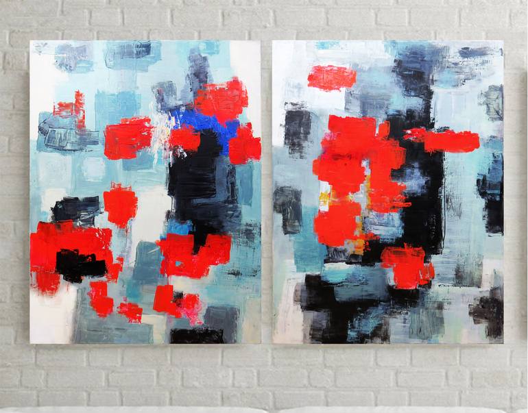 Original Abstract Expressionism Abstract Painting by Neon Mary