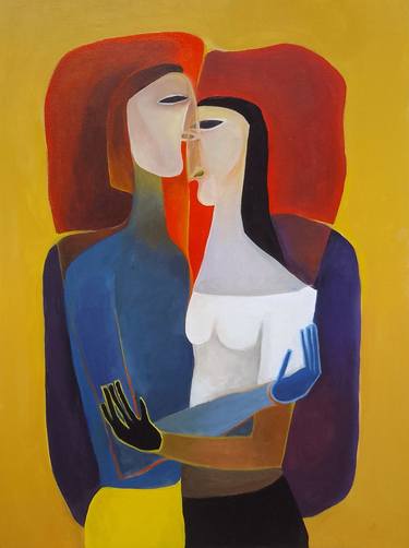 Print of Conceptual Love Paintings by Sivaprabha S