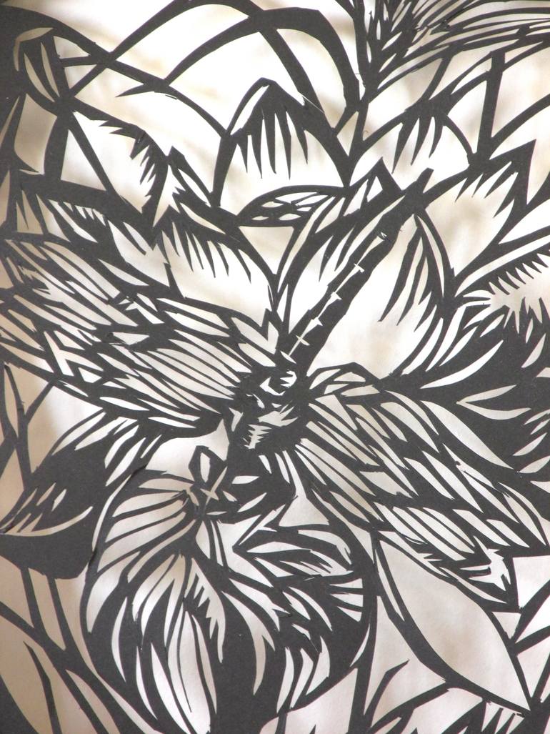 Original Illustration Nature Collage by Alfred Ng