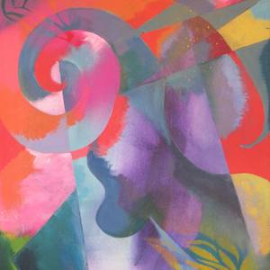 Collection abstract paintings