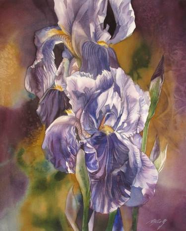 Original Realism Floral Paintings by Alfred Ng