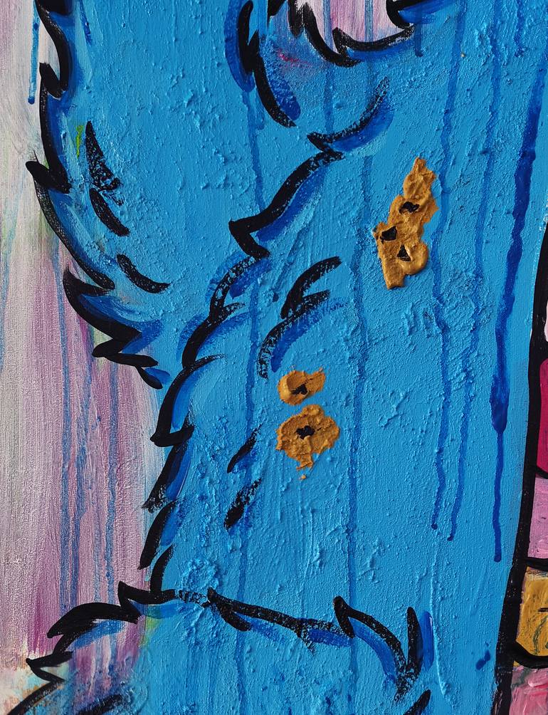 Original Pop Art Pop Culture/Celebrity Painting by Deux Fauves