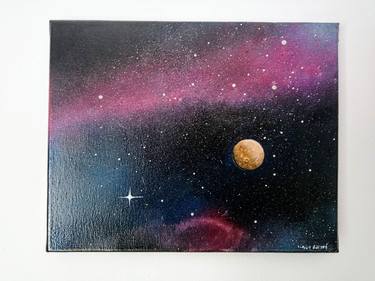 Original Modern Outer Space Paintings by Tiago André