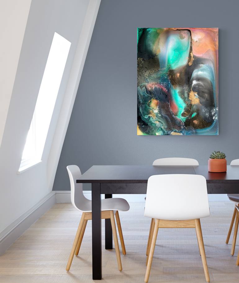 Original Figurative Abstract Painting by Viktoriia Kaya
