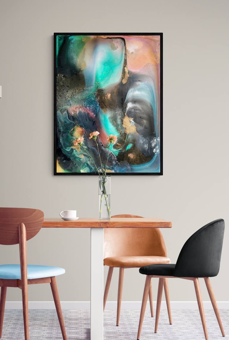Original Figurative Abstract Painting by Viktoriia Kaya