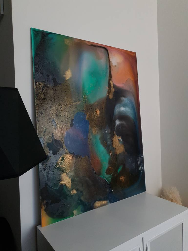 Original Figurative Abstract Painting by Viktoriia Kaya
