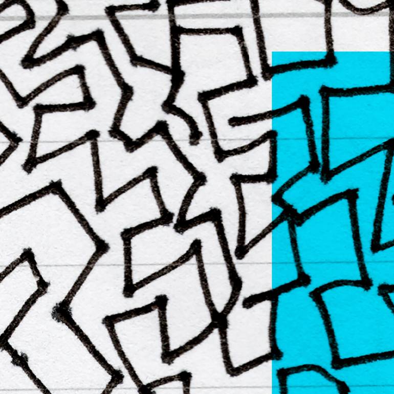 Original Abstract Drawing by Matt Ganser