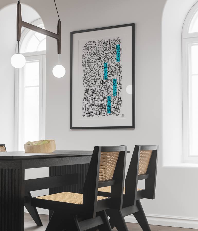 Original Abstract Drawing by Matt Ganser