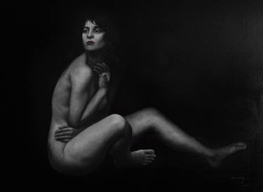 Original Realism Erotic Paintings by Gerardo Monroy Vergara