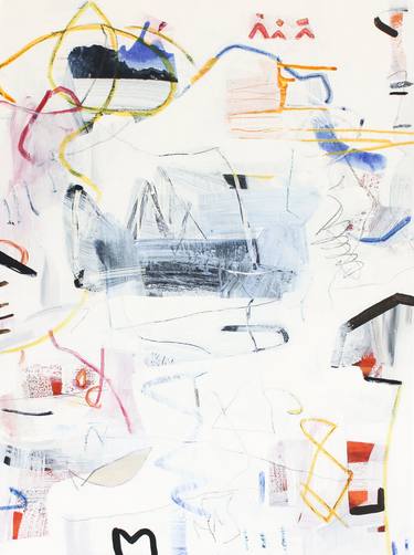 Original Abstract Expressionism Abstract Painting by Hyeran Lee