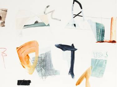 Original Abstract Expressionism Abstract Painting by Hyeran Lee