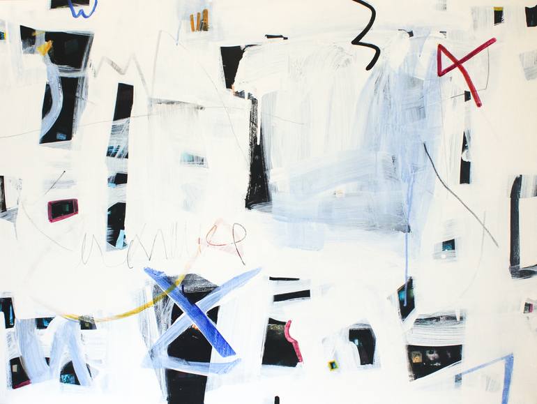 Original Abstract Expressionism Abstract Painting by Hyeran Lee