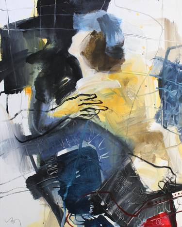 Original Abstract Expressionism Abstract Paintings by Hyeran Lee