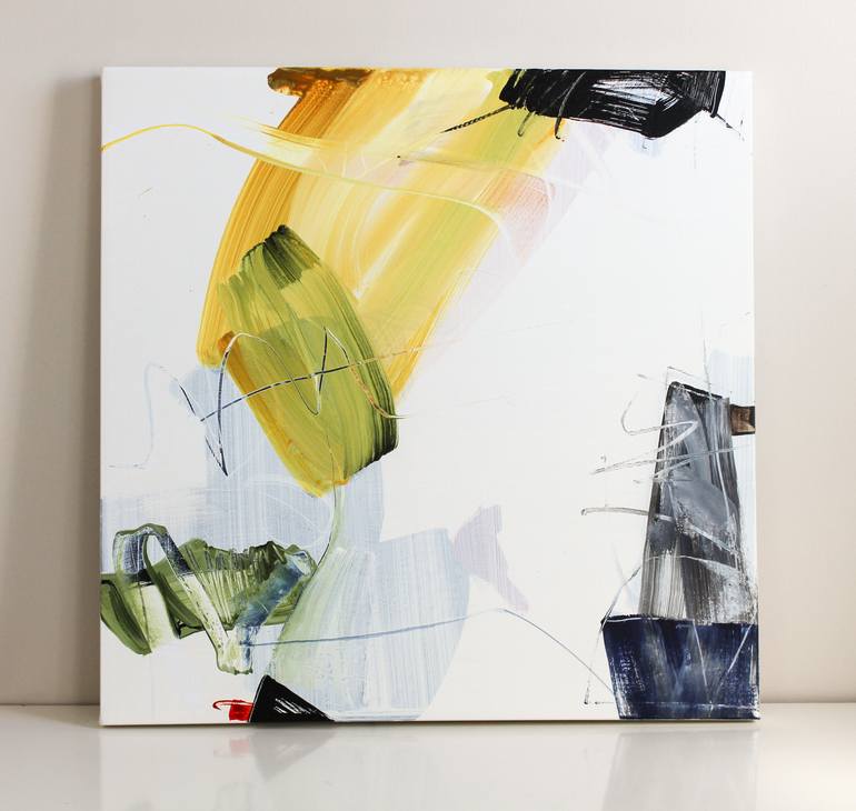 Original Abstract Expressionism Abstract Painting by Hyeran Lee