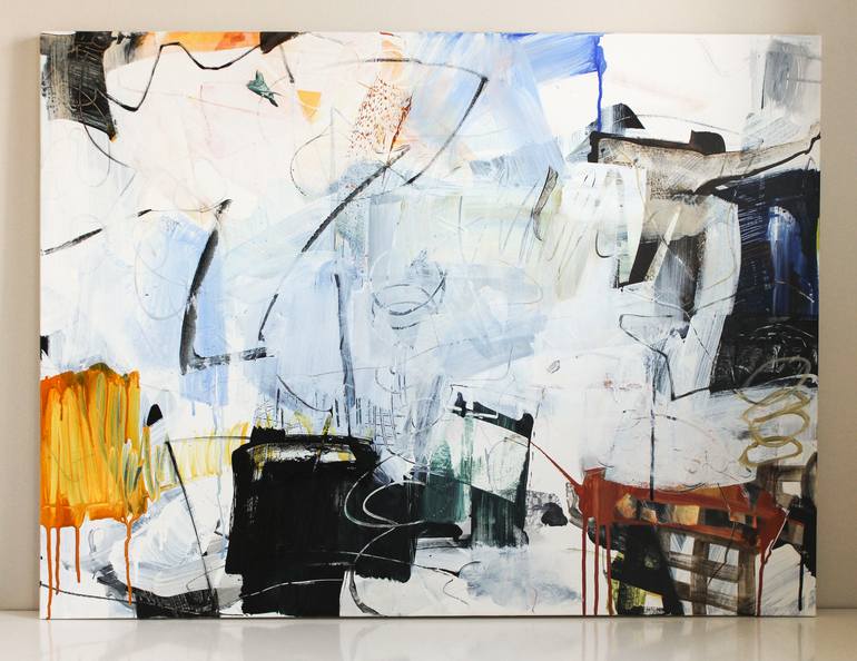 Original Abstract Expressionism Abstract Painting by Hyeran Lee