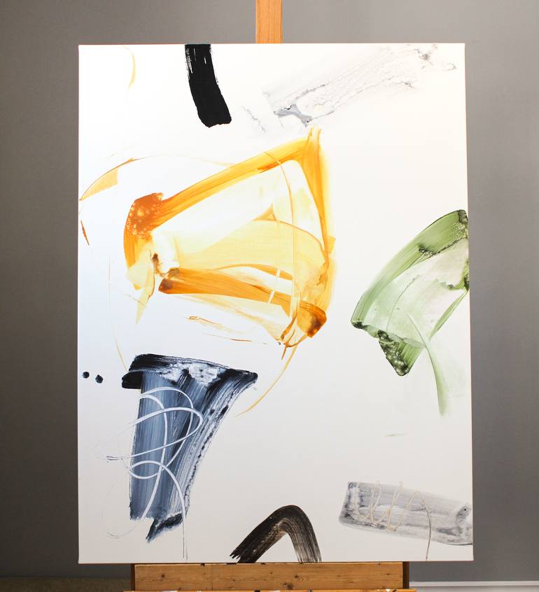 Original Abstract Expressionism Abstract Painting by Hyeran Lee