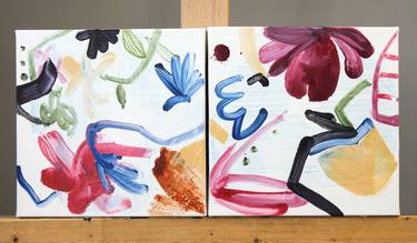 The Beauty of Spring 3, Diptych thumb