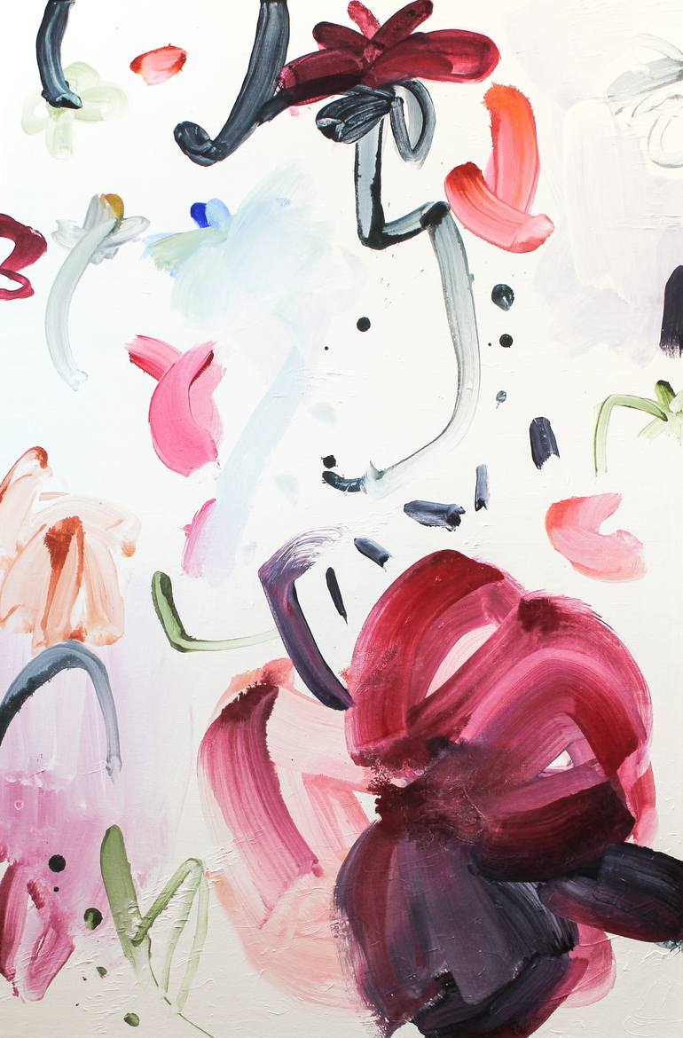 Original Abstract Expressionism Abstract Painting by Hyeran Lee