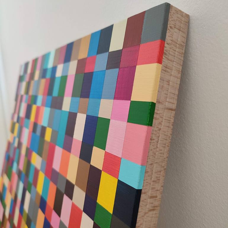 Original Geometric Painting by Fabienne Lämmel