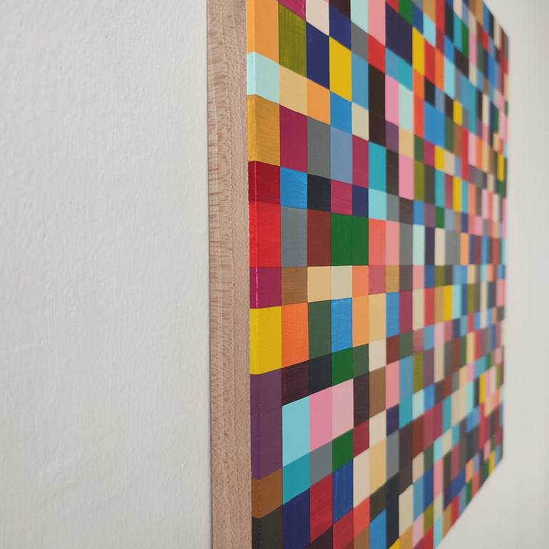 Original Geometric Painting by Fabienne Lämmel