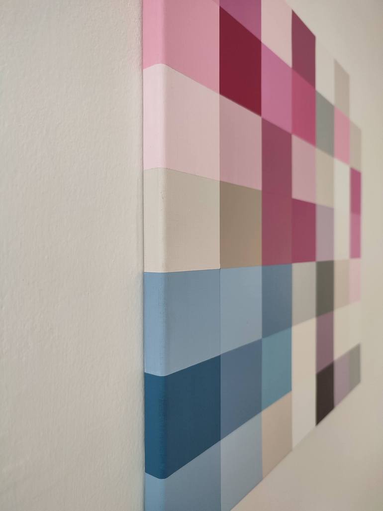 Original Geometric Painting by Fabienne Lämmel