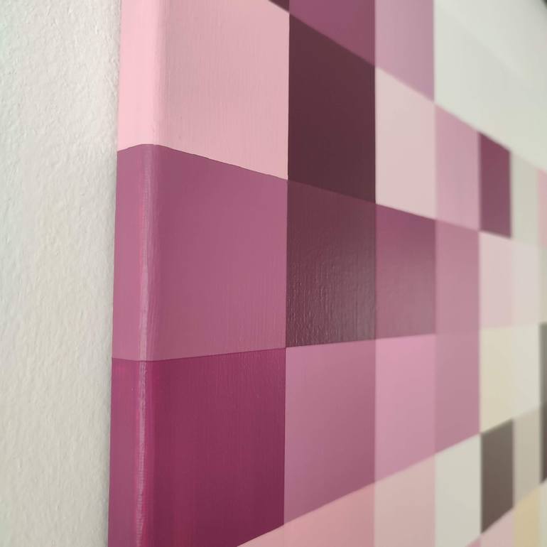 Original Geometric Painting by Fabienne Lämmel