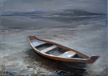 Print of Boat Paintings by Irina Kaminskaya