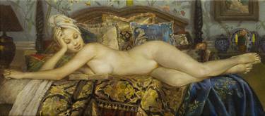 Original Nude Painting by Valentyn Galimov